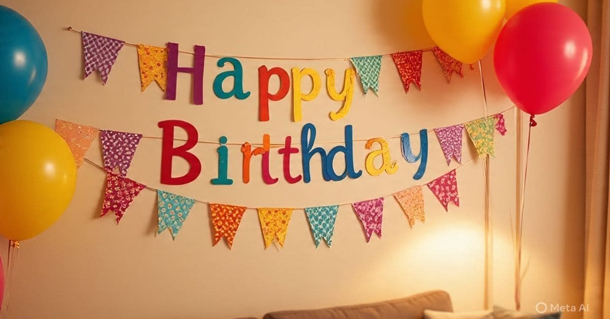 9. Where to Place Your Birthday Banner