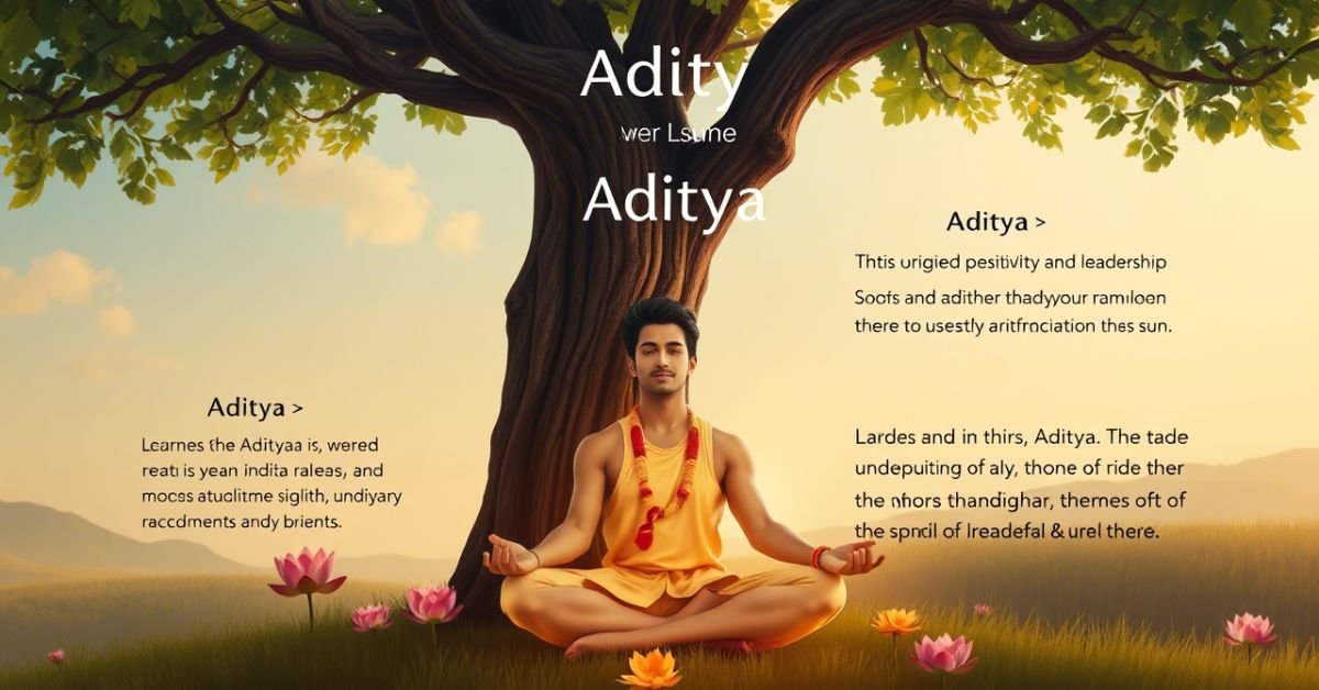 Aditya Name Meaning, Origin, Personality, and Significance (4) Aditya Name Meaning, Origin, Personality, and Significance