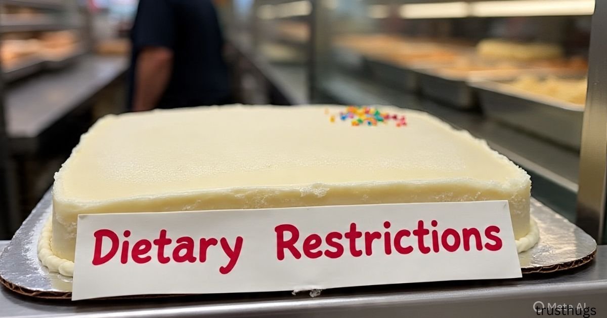 Dietary Restrictions and Frozen Cakes
