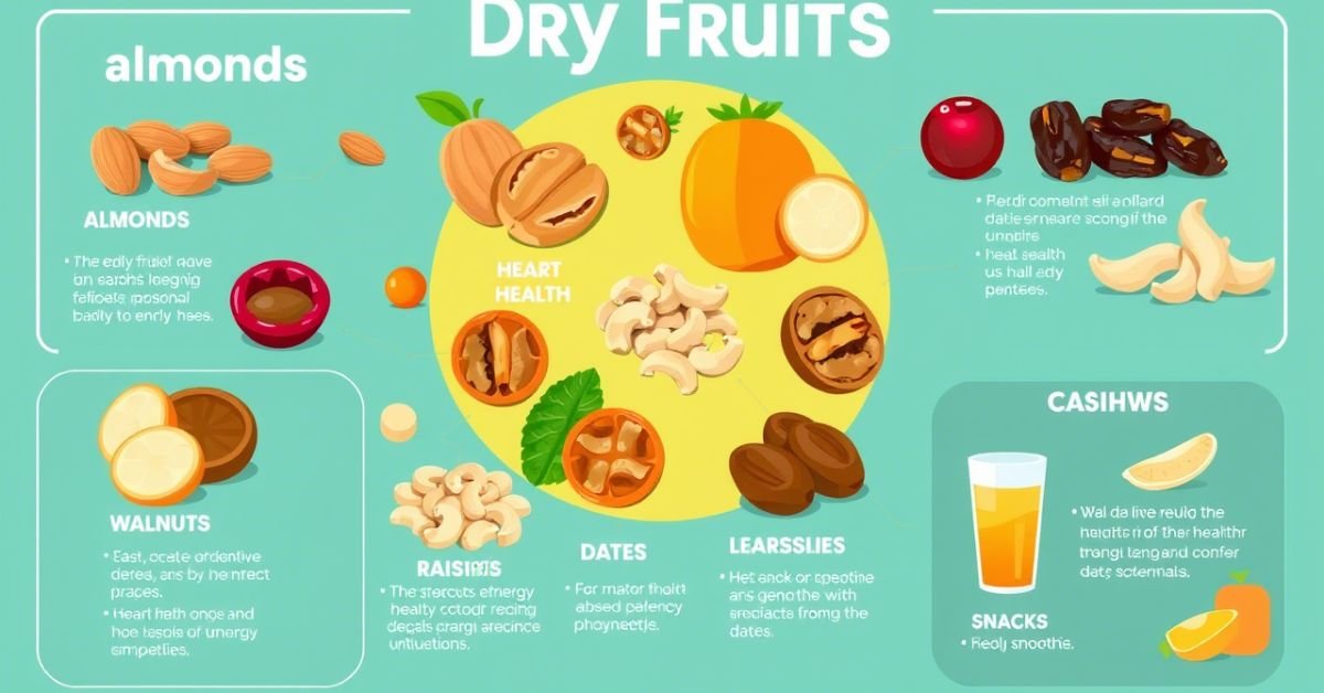 Dry Fruits Names and Their Health Benefits in Daily Use