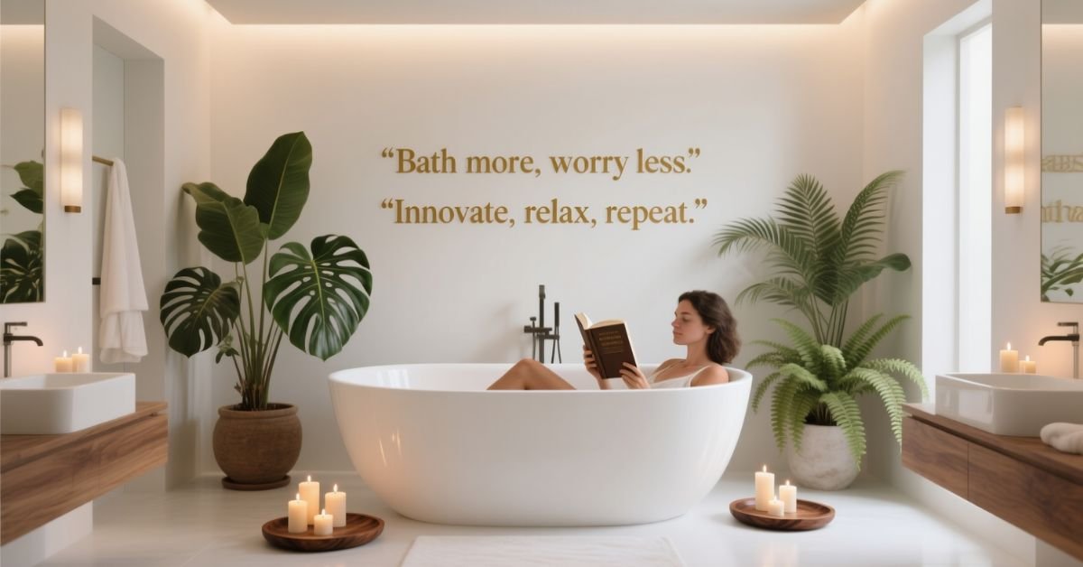Elegant Bathroom Quotes for a Clean and Modern Look
