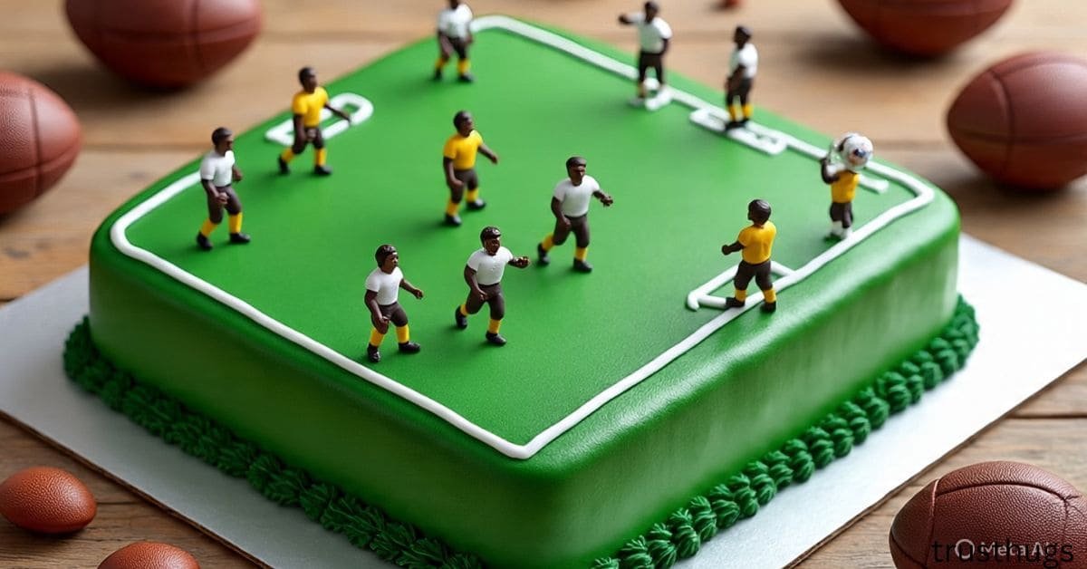Football Field Cake