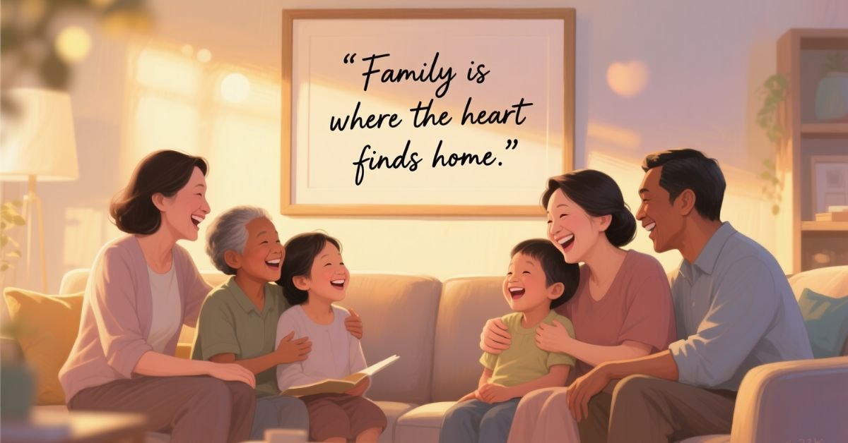 Heartwarming Happy Family Quotes Heartwarming Happy Family Quotes