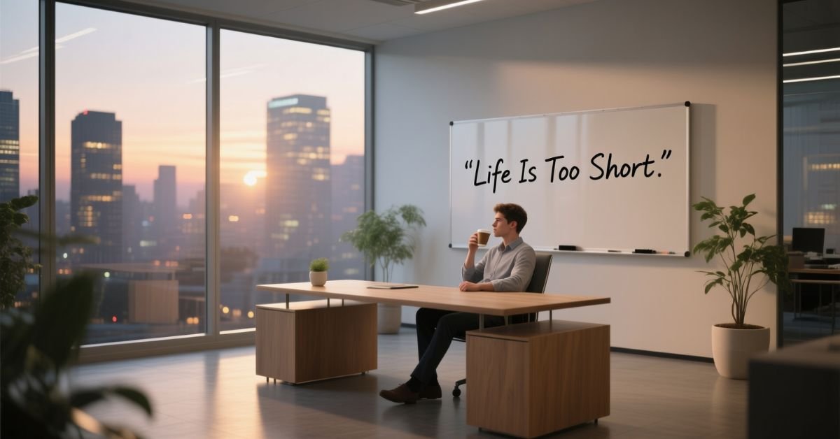 Modern Reflections: Life Is Too Short Quotes


