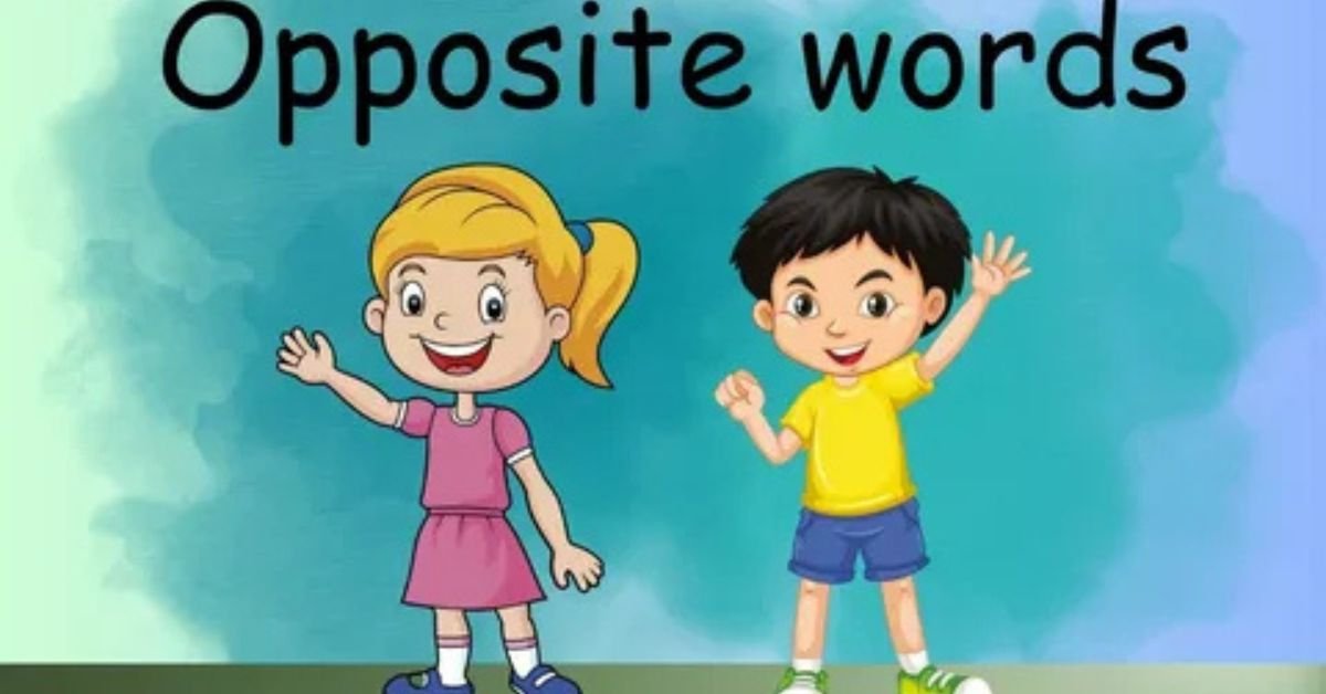 Opposite Words for Kids in the Classroom