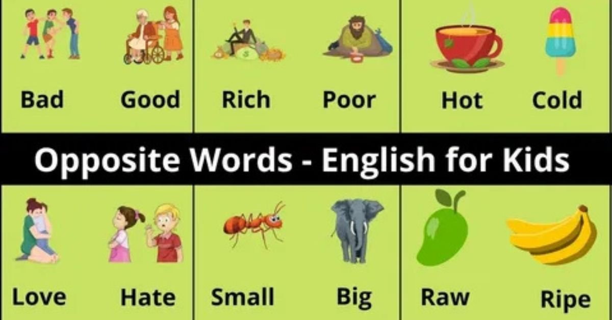 Using Games to Teach Opposite Words for Kids