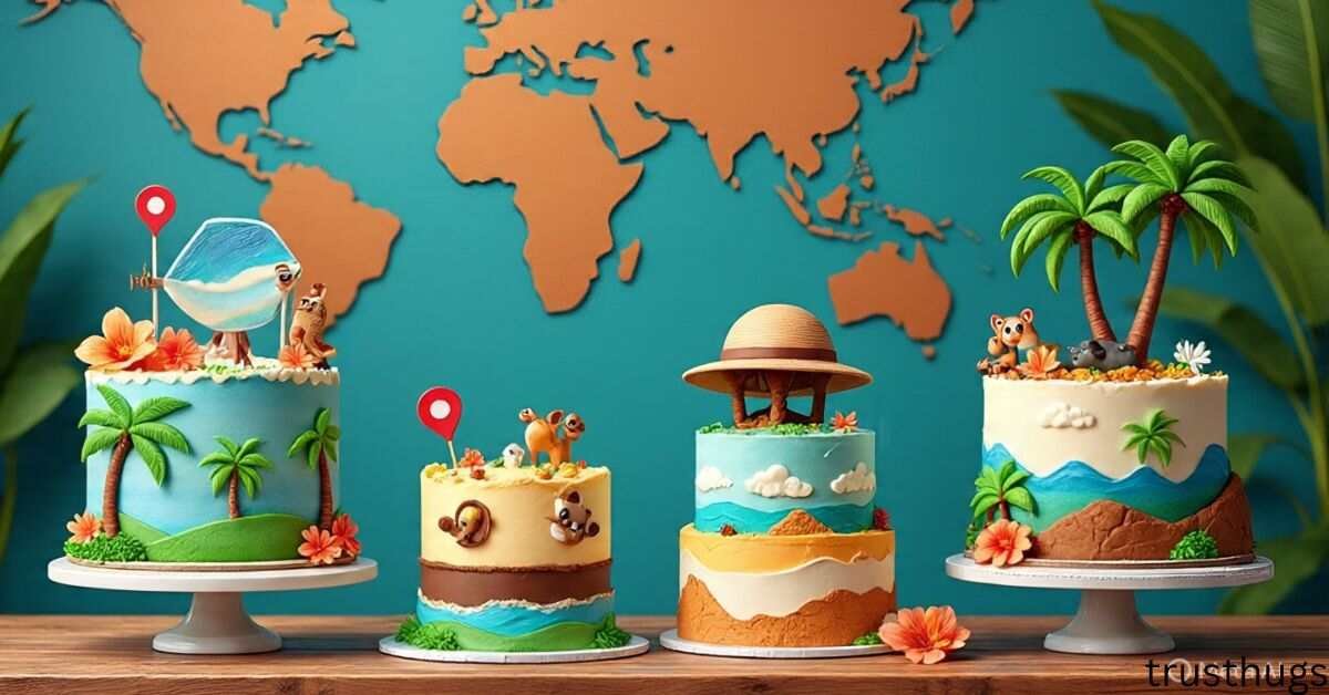 Adventure and Travel Cakes