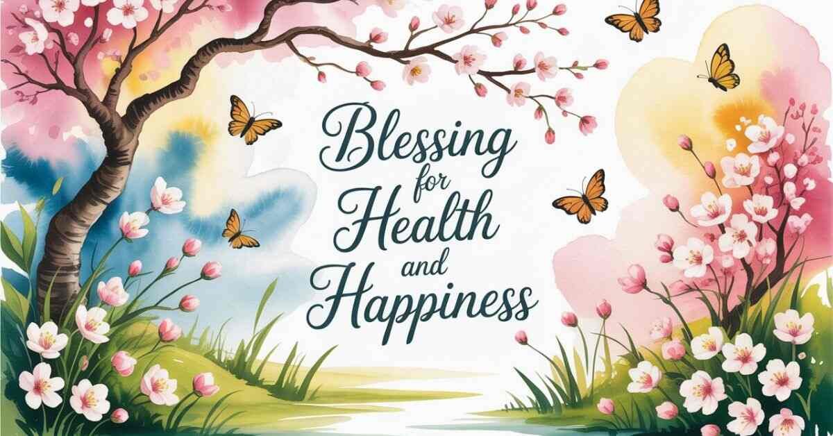 Blessings for Health and Happiness