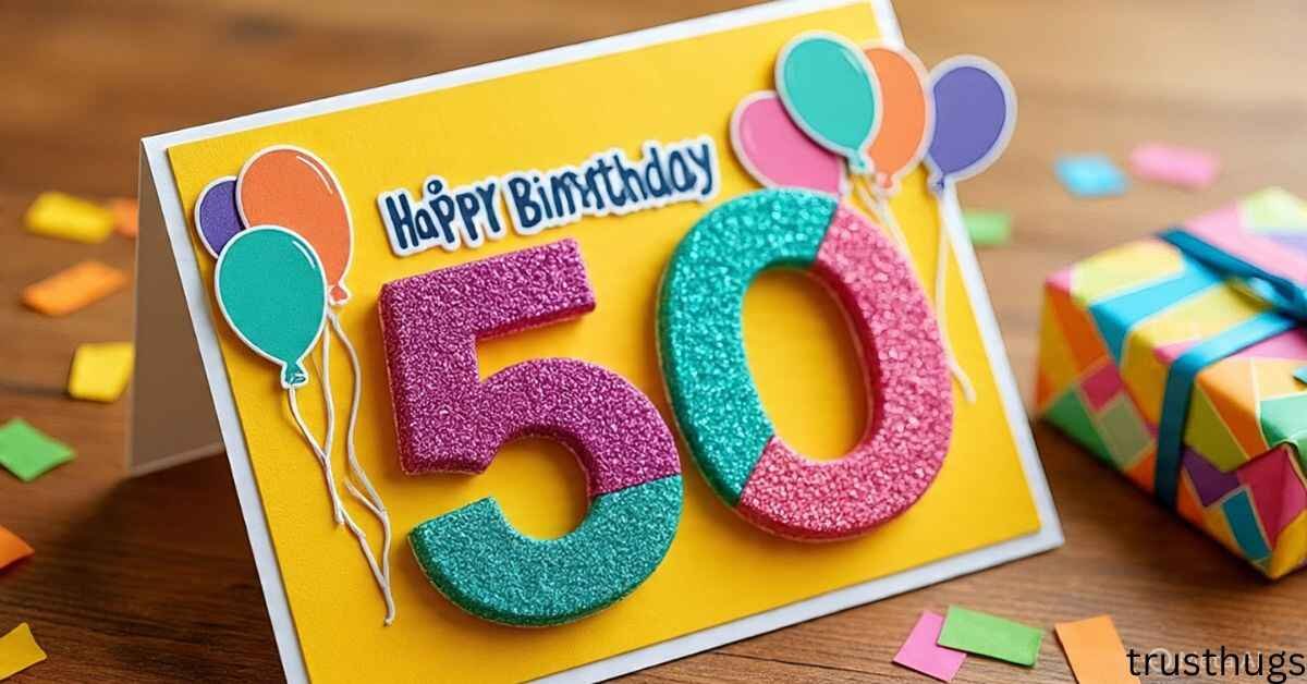 DIY 50th Birthday Card Ideas