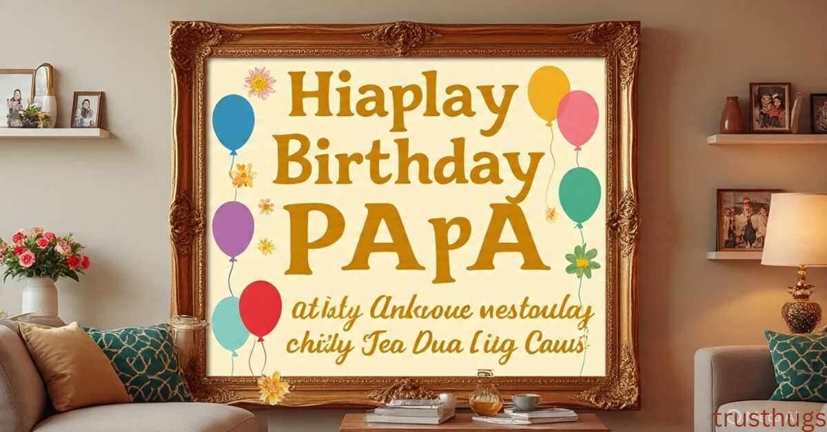 Heartfelt Birthday Messages for Papa