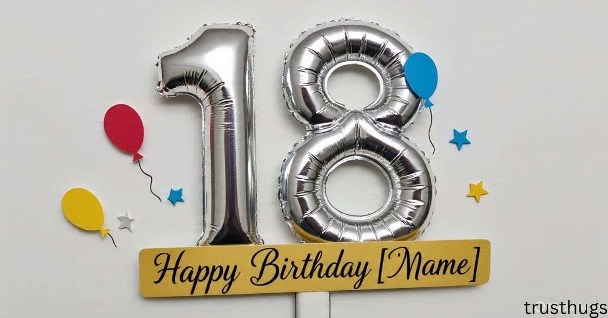 Personalized 18th Birthday Cake Toppers