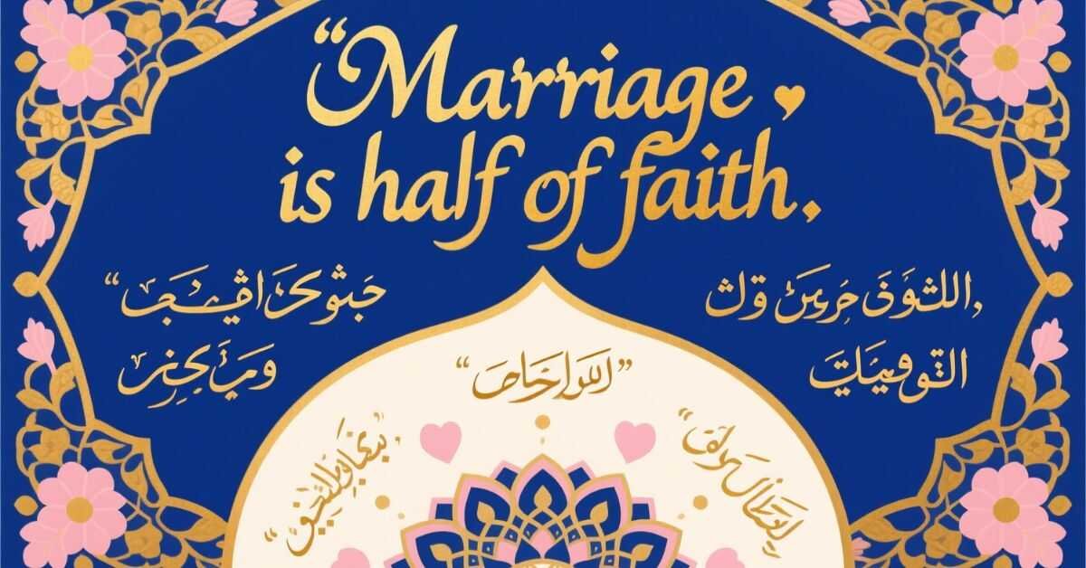 Beautiful Islamic Quotes on Marriage, Love, and Faith