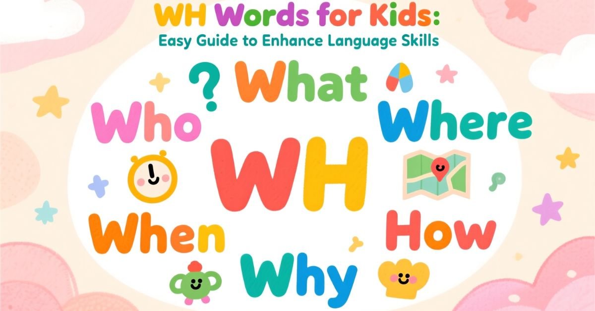 WH Words for Kids Easy Guide to Enhance Language Skills